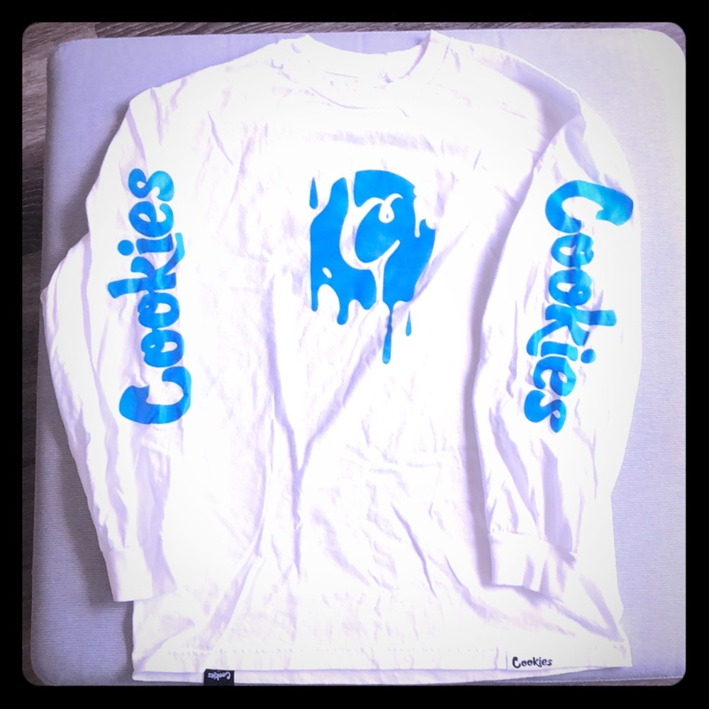 Cookies “Original Logo” White Long Sleeve Tee